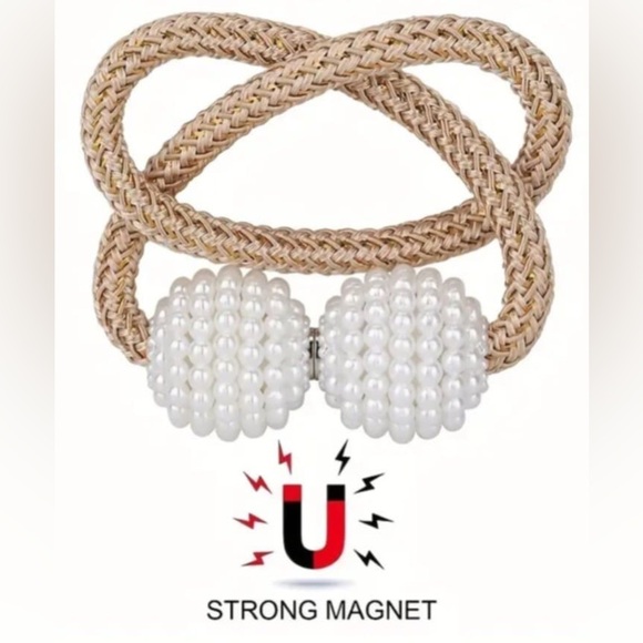 Elegant Beaded Curtain Tiebacks - 2pcs - Picture 6 of 8